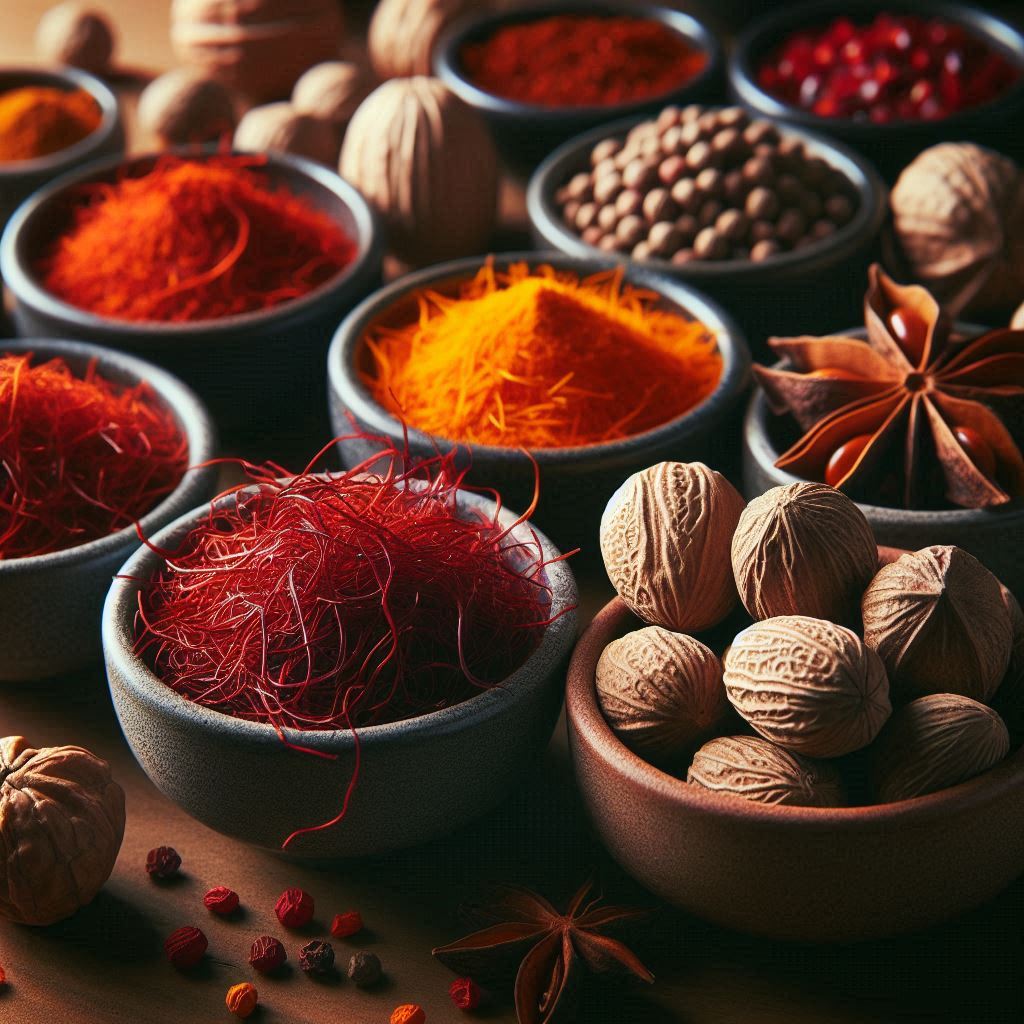 egzoticni-zacini-safran-muskat-piment Egzotični začini safran, muskat i piment