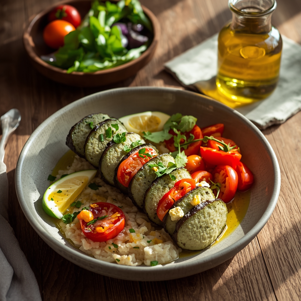 vegetarijanska-hrana-mediterranean Zdrav vegetarijanski obrok sa prirodnim namirnicama