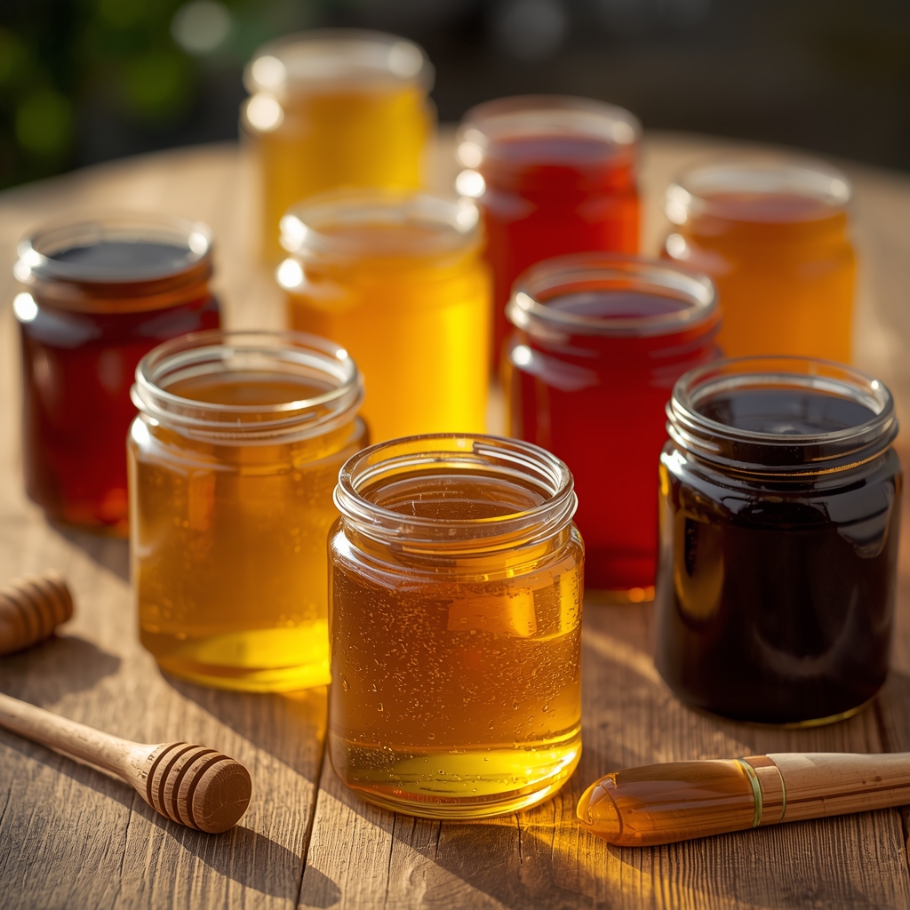 Različite vrste meda i boje
